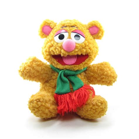 Baby Fozzie Bear Plush Muppet Babies Christmas Vintage McDonald's Happy ...