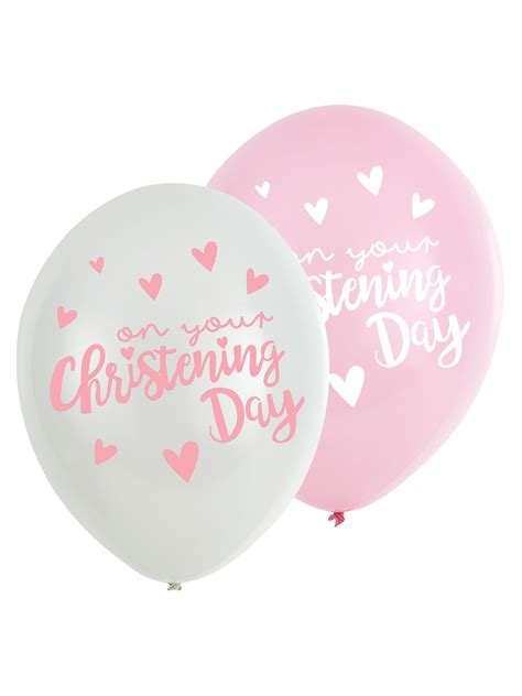 Christening Balloons - 6 Pack | Catholic Gifts and Devotionals