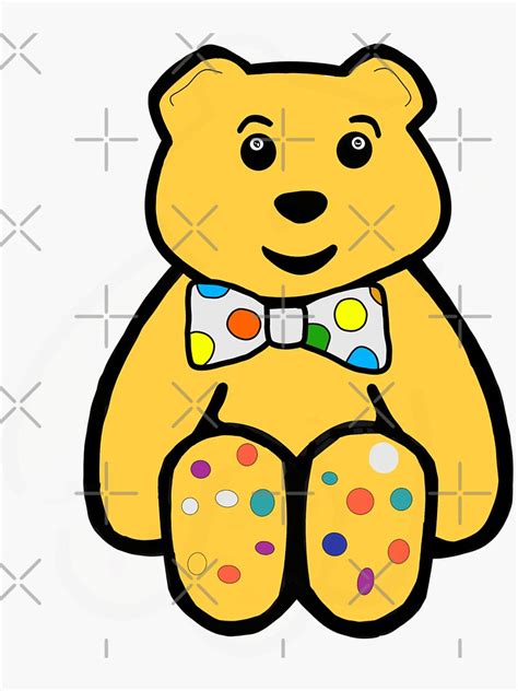 "Pudsey Bear 2022 - Pudsey Bear stickers" Sticker for Sale by ...