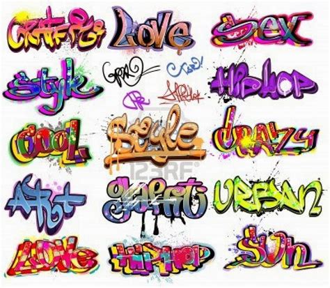 Graffiti Wall: Graffiti words cool