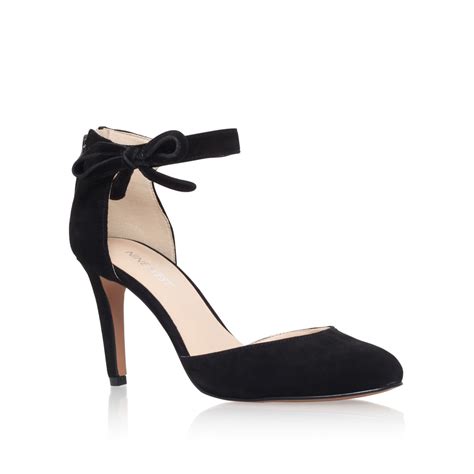 Nine West Howley Ankle Strap High Heel Sandals in Black | Lyst