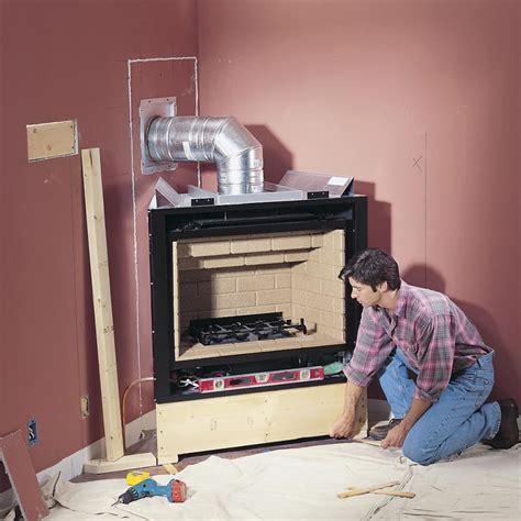 How to Install a Gas Fireplace: DIY Built In Gas Fireplace