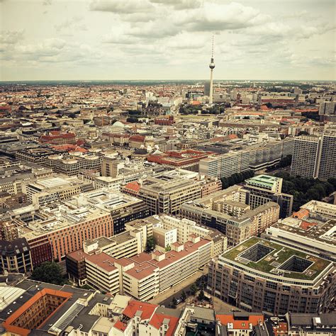 Aerial View Of Berlin With Photograph by Franckreporter - Fine Art America