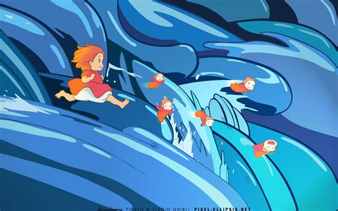 Ponyo On The Cliff Wallpapers - Wallpaper Cave