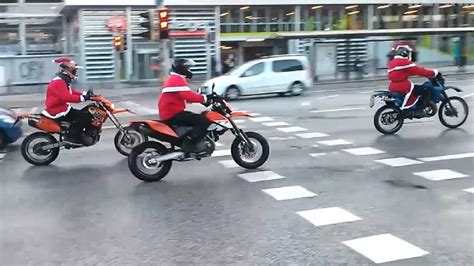 funny SANTA CLAUS fails compilation - Motorcycle christmas fails - YouTube