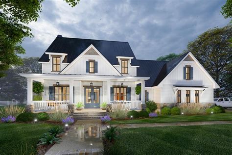 Plan 16919WG: Country Craftsman House Plan with 2-Story Great Room and ...