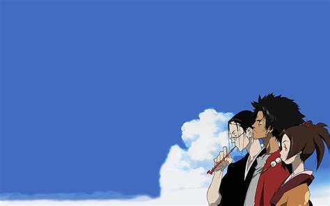 HD wallpaper: three anime characters, Samurai Champloo, Mugen, anime ...