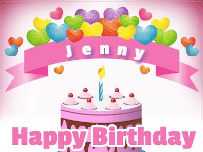 Happy Birthday Jenny GIF 9