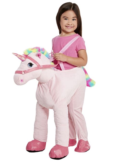 Kids Ride on Pink Unicorn Costume