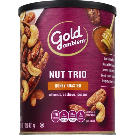 Gold Emblem Honey Roasted Nut Trio, 17 OZ | Pick Up In Store TODAY at CVS