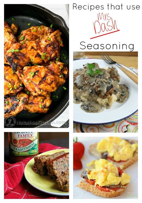 10 Recipes that use Mrs Dash | Recipes, Mrs dash seasoning, Cooking dash