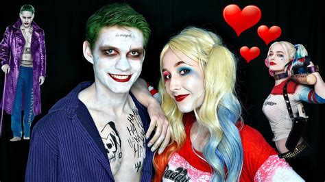 Quick & Easy Jared Leto Joker Makeup Tutorial ft. Harley Quinn - YouTube