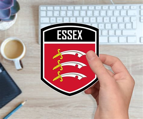 Essex County England Flag Emblem Stickers - Etsy