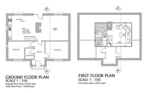 Basic Floor Plan Autocad