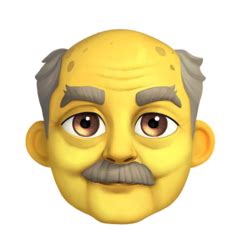 Old Man Emoji | Emoji Older Man Meaning