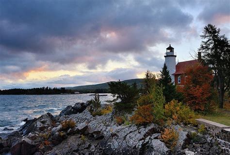 Eagle Harbor Lighthouse Sunrise,Eagle Harbor, Michigan | Lake ...