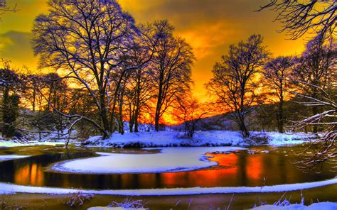 Winter Sunset Wallpapers - Wallpaper Cave