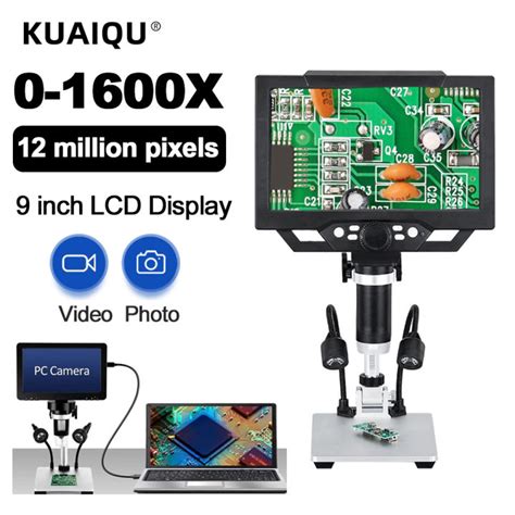 G1600 Digital Microscope Camera For Soldering,1600X Electronic USB ...