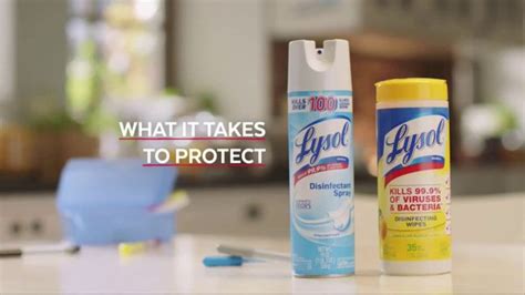 Lysol Disinfectant Spray TV Commercial, 'The Bug Stops Here Protection ...