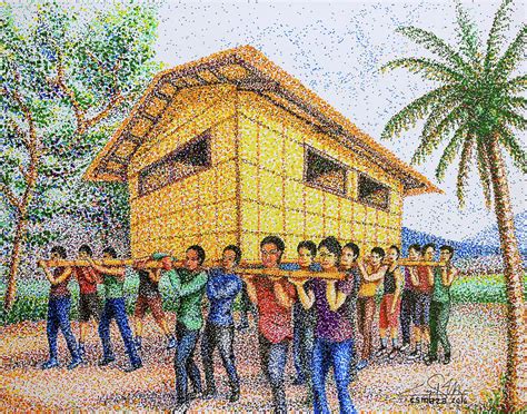 Bayanihan 2 Painting by Cyril Maza - Pixels