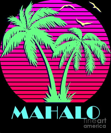 Mahalo Digital Art by Filip Schpindel