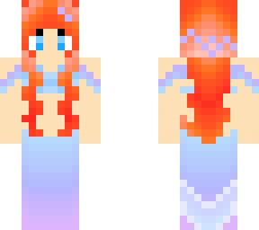 Pink Purple Mermaid | Minecraft Skins