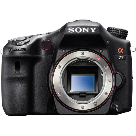 Sony Alpha SLT-A77 DSLR Digital Camera (Body Only) SLTA77V B&H