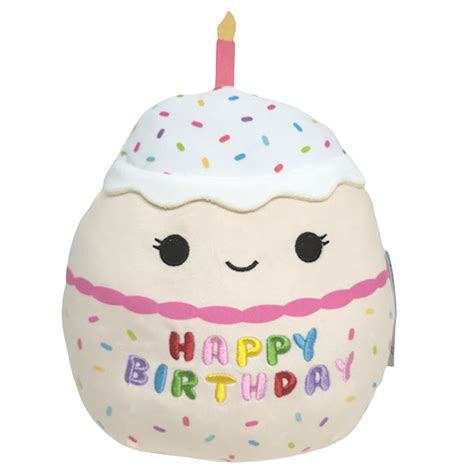 Squishmallows - 8" Lyla the Vanilla Birthday Cake Plush – Sweets and Geeks