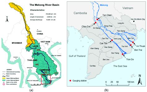 (a) Location of the Mekong Delta (Source: Mekong River Commission ...