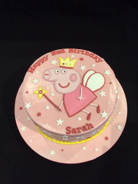 Fairy princess Peppa Pig cake | Peppa pig cake, Magic cake, Cake