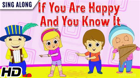 If you are happy and you know it (HD) SING ALONG| Popular Nursery ...