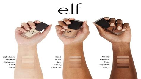 All 40 Shades of ELF Flawless Finish Foundation 2021 | MQ Makeup Queen ...