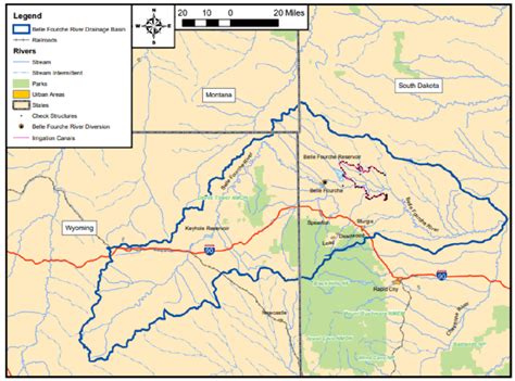 8. The Belle Fourche River basin in Montana, Wyoming, and South Dakota ...