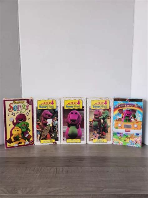 LOT OF 5 Vintage Barney Vhs Tapes - 2 Time Life Video - Rare Htf EUR 45 ...