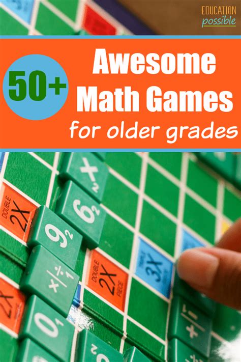 50+ Fun and Interesting Middle School Math Games