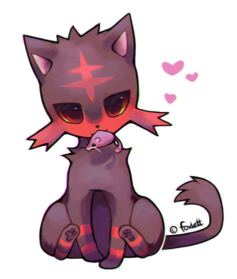 Litten by foxlett.deviantart.com on @DeviantArt | Pokemon, Pokemon ...