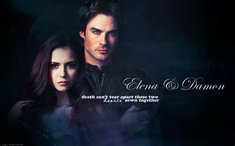 Damon & Elena - The Vampire Diaries TV Show Wallpaper (8415375) - Fanpop