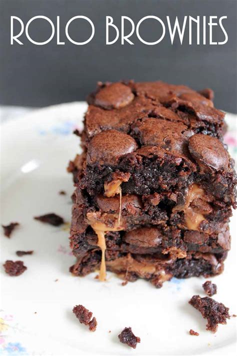 Delectable Rolo Brownies Recipe - The Country Chic Cottage