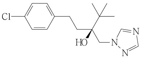 Structure of tebuconazole. | Download Scientific Diagram