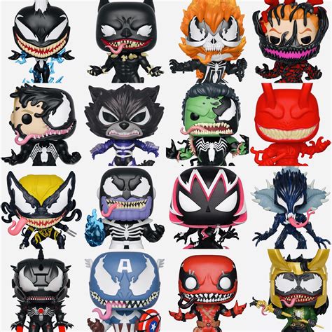 Funko POP Venomized Figures Collection | Funko pop, Pop heroes ...