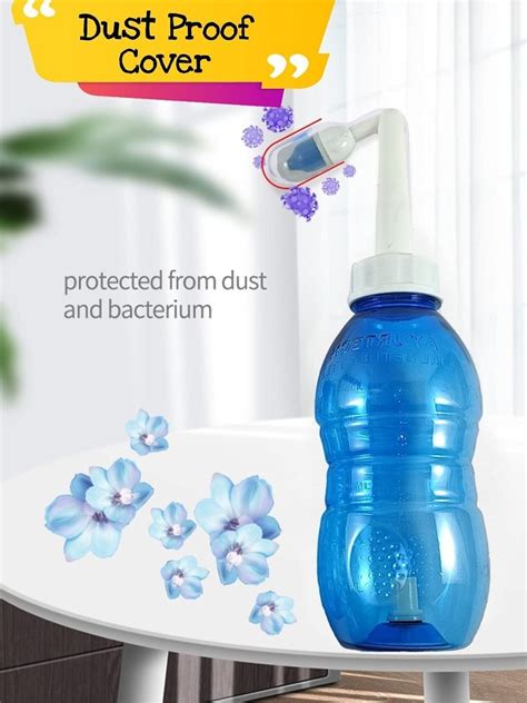 Plastic 300ml Jal Neti Pot Bottle nasal wash bottle, For Yogic ...