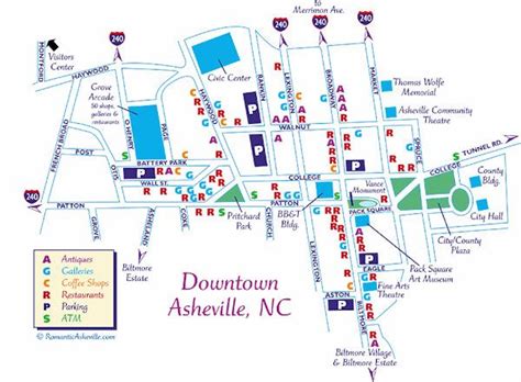 Asheville Downtown • click on image to enlarge | Asheville nc map ...