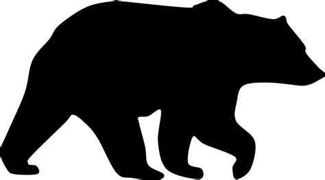 Polar Bear Silhouette Clip Art at GetDrawings | Free download