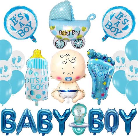 Baby Shower Party Decoration for Boys, It's A Boy Theme Decoration Kit ...