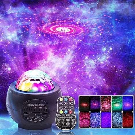 LED Night Light Projector, 3 in 1 LED Galaxy Starry Light Projector for ...