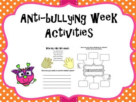 Anti Bullying Printables