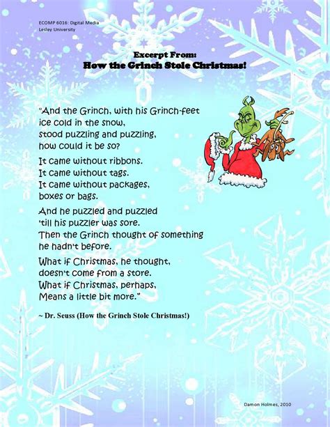 From The Grinch By Dr Seuss Quotes. QuotesGram