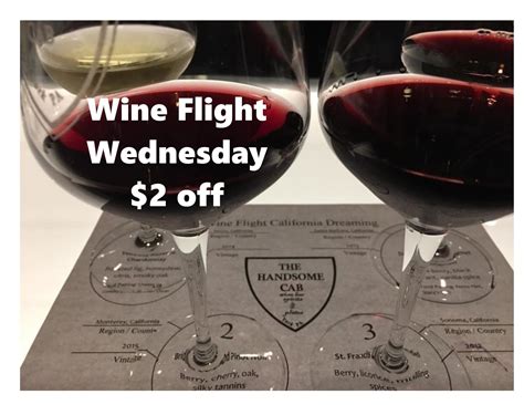 Wine Flight Wednesday, The Handsome Cab at The Handsome Cab, York PA ...