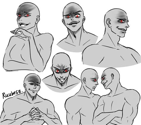 Evil faces | Face drawing reference, Anime poses reference, Art reference