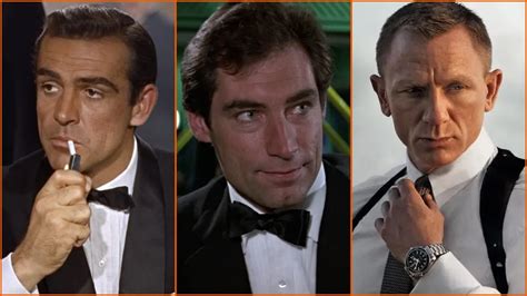 All James Bond Actors in Order